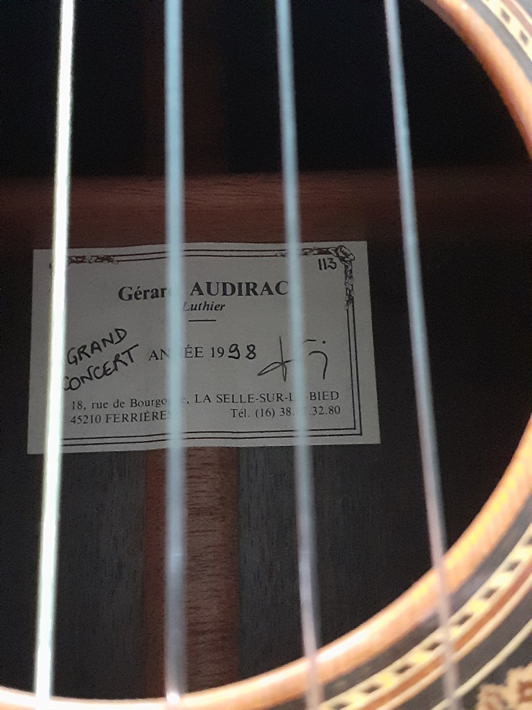 Guitare de concert occasion Audirac – Image 2