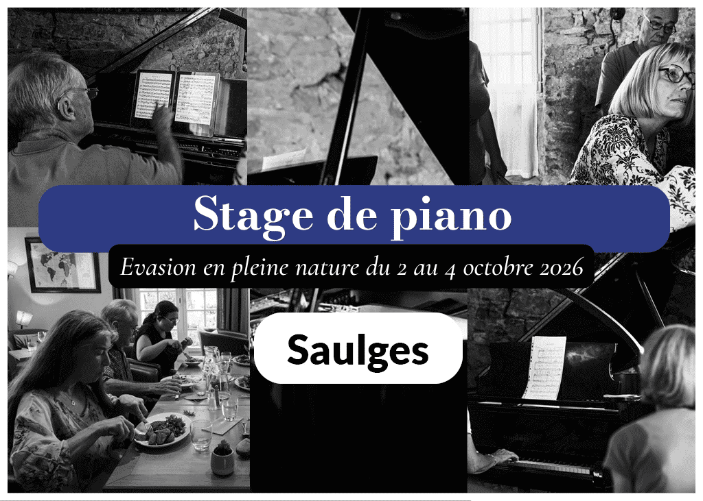 Stage de piano adulte 2026